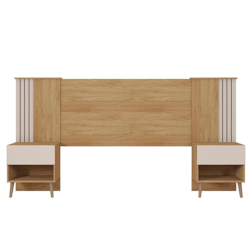 Cabeceira Para Cama Casal Extensível Next Marrom Caemmun