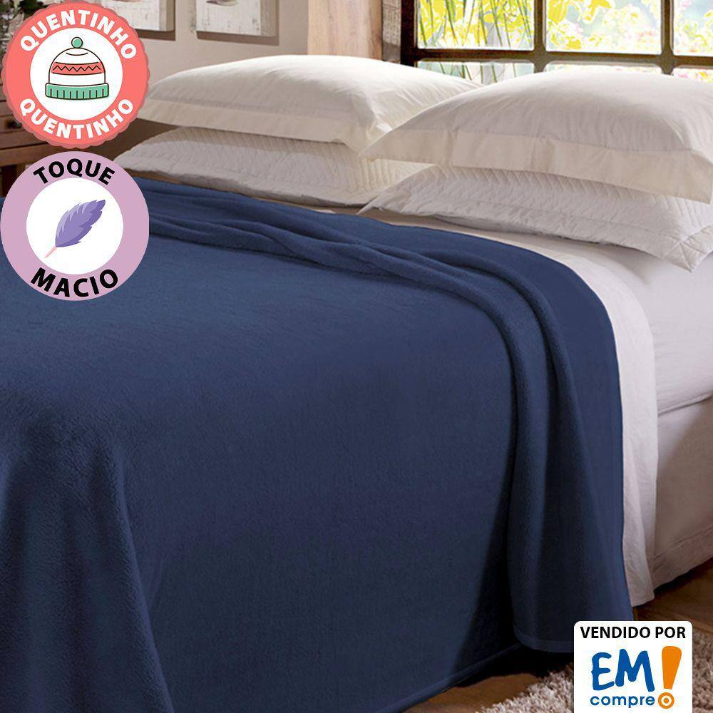 Cobertor Casal Dupla Face 1,80m x 2,20m | Casas Bahia