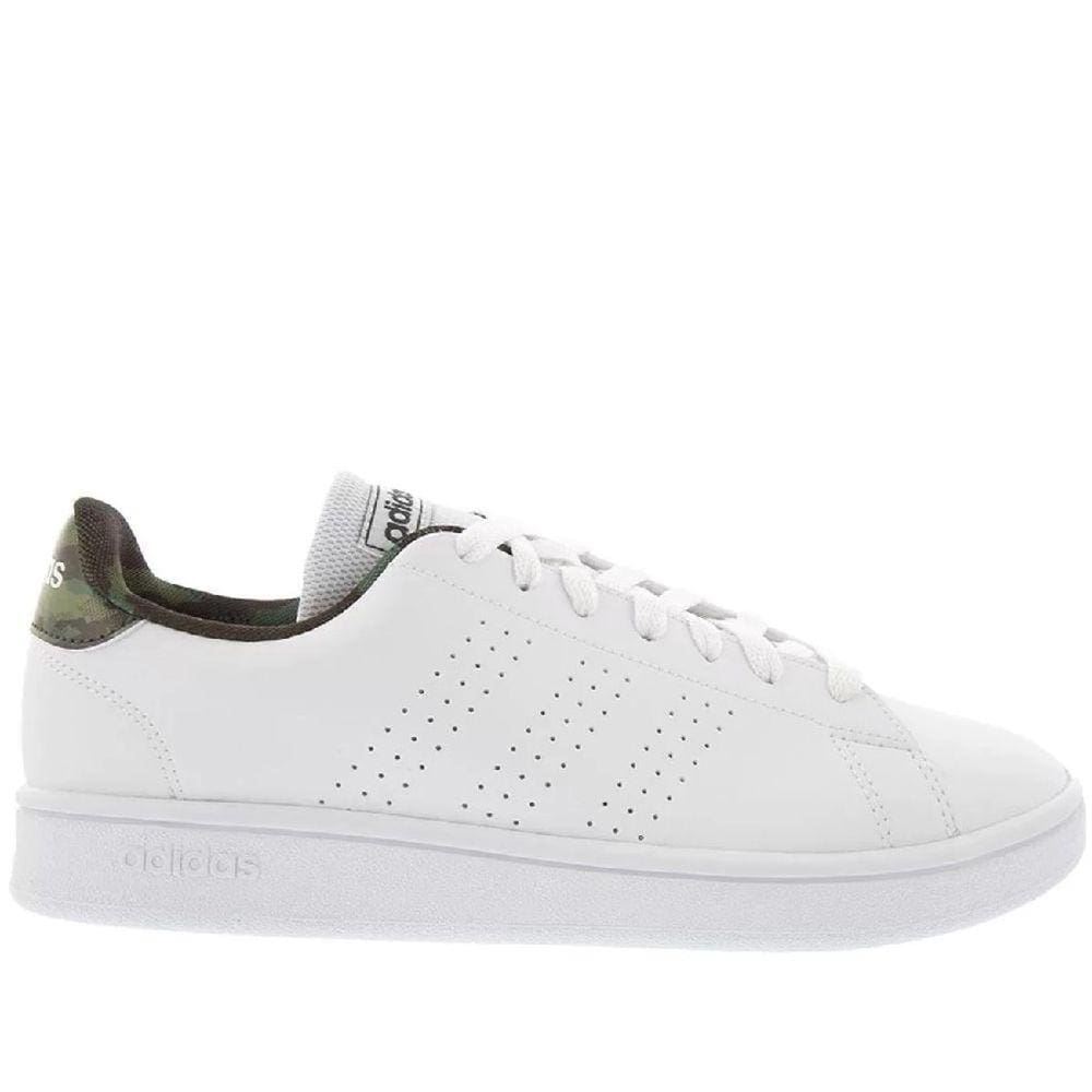Tênis Adidas Masculino Advantage Base - Branco e Verde