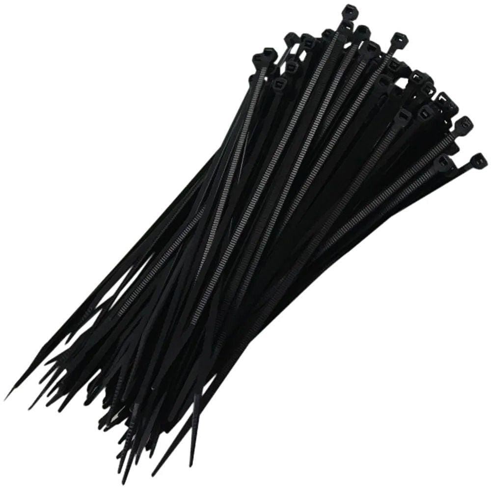 Jogo de 50 Abraçadeira Nylon Enforca Gato Preta 450x7,6mm - Starfer