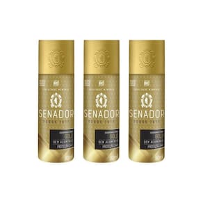 Desodorante Spray Senador Gold 90Ml - Kit Com 3Un