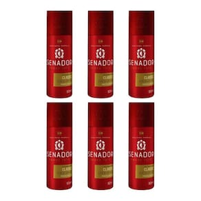 Desodorante Spray Senador Classic 90Ml - Kit Com 6Un