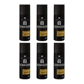 Desodorante Spray Senador Seduction 90Ml - Kit Com 6Un