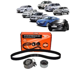 Kit Correia Dentada I30 Tucson Eleantra Sportage Cerato 2.0 16V