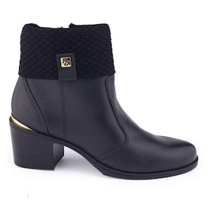 Bota Pegada Fem couro Burnished 280305 forrada pelo polaina