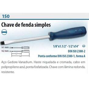 Chave de  Fenda 012-3/16x08 4x200 150/30 Gedore