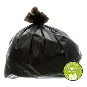 Saco De Lixo 100 Litros Preto Reforçado 100Un
