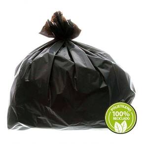 Saco De Lixo 100 Litros Preto Reforçado 100Un