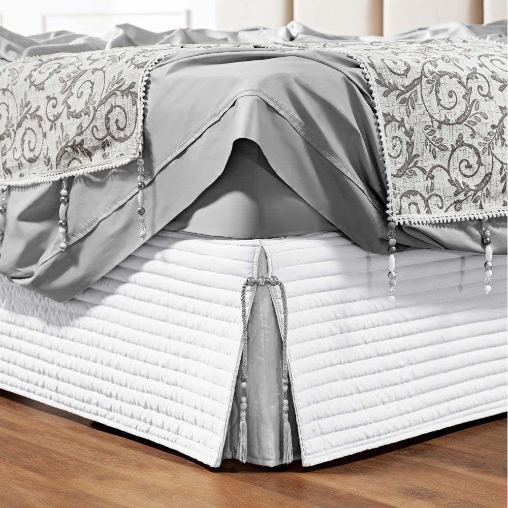 Saia Para Cama Box King Dual 1 Peça - Branco