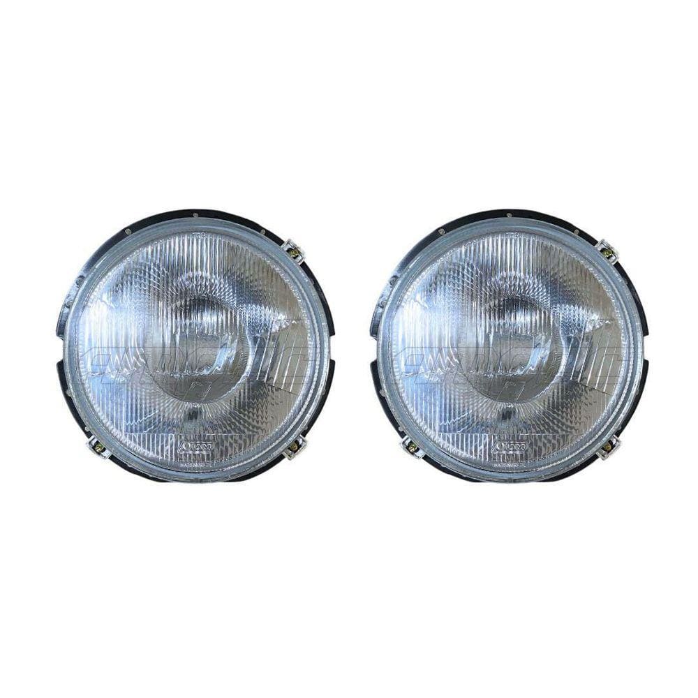 Par Farol Dianteiro Vidro Compativel Vw Fusca Kombi Passat