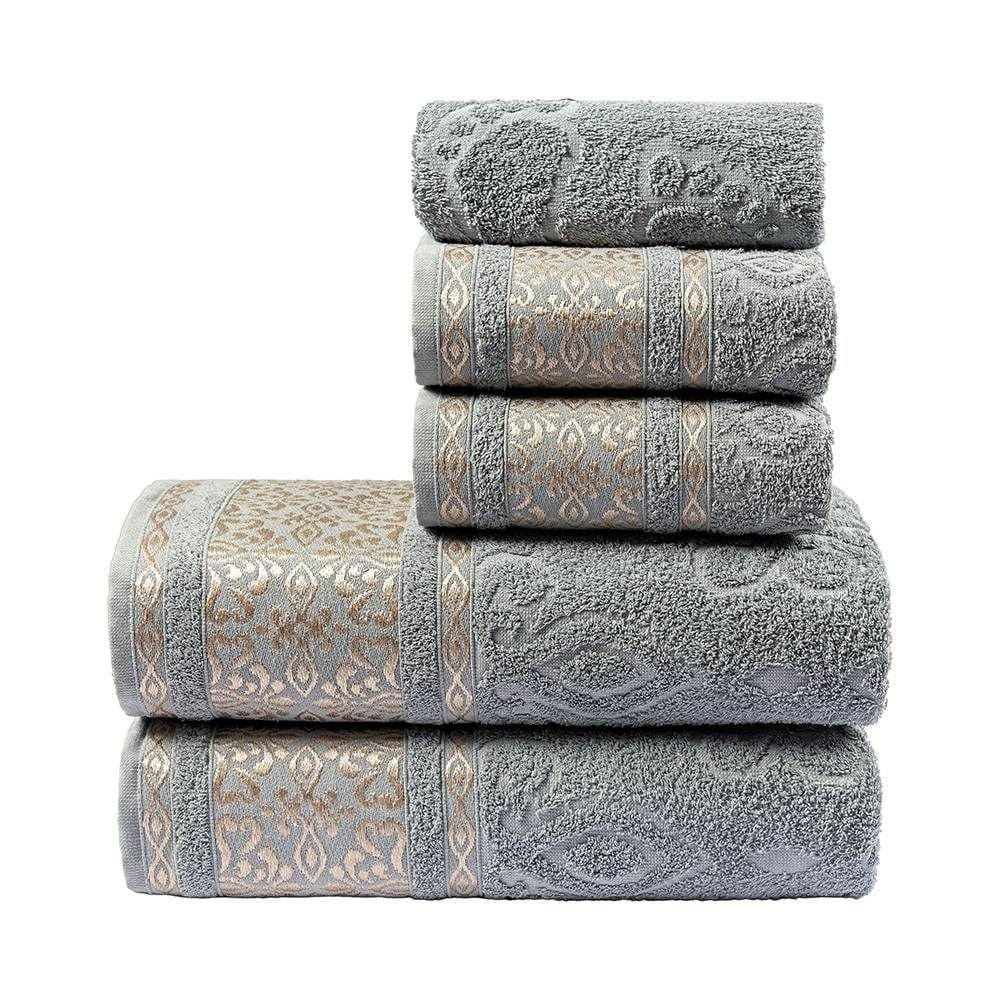 Jogo de Banho Essence Algodão 5 Peças - Granito