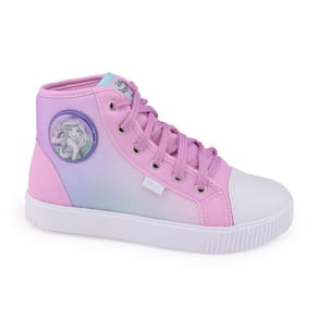 Bota Tênis mna Pampili 435.247 Luna Cadarço Glitter Brilho