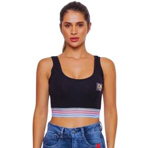 Regata Cropped Feminino Ecko Sandy Preta J386A