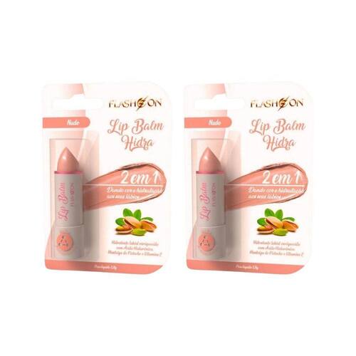 imagem-Lip Balm Flash On 2Em1 Nude - Kit Com 2Un