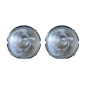 Par Farol Dianteiro Vidro Compativel Vw Fusca Kombi Passat