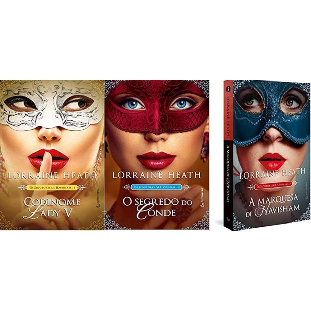 Kit 3 Livros Lorraine Heath Os Sedutores De Havisham