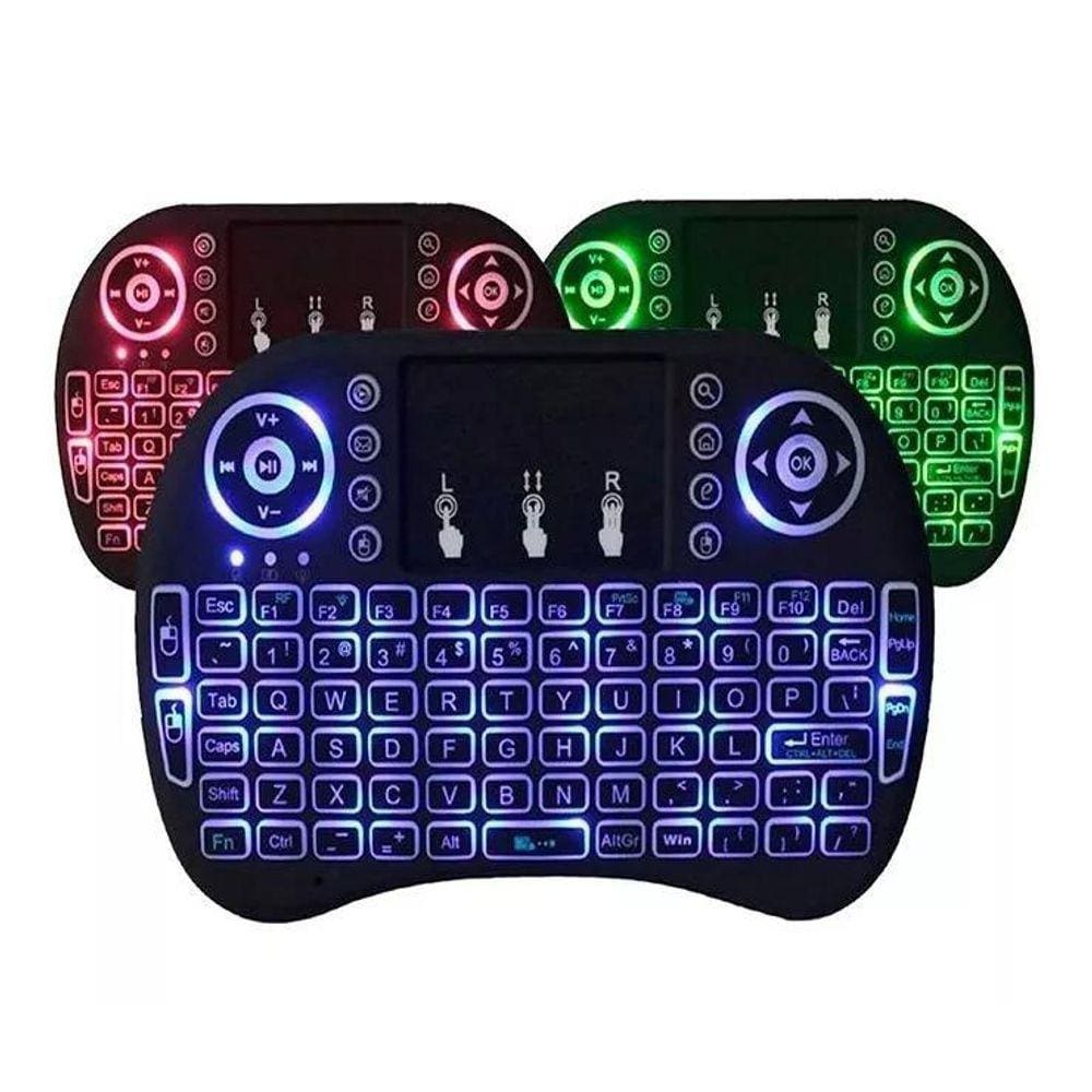 Mini Teclado Keyboard Wireless Sem Fio Bateria Recarregavel