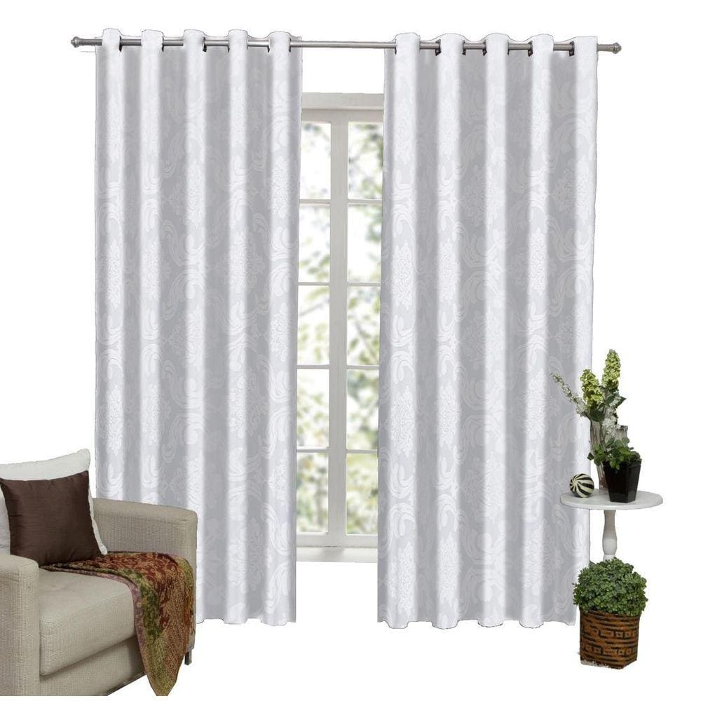 Cortina Tecido Jacquard Semi Blackout 2M X 1,80M - Palha