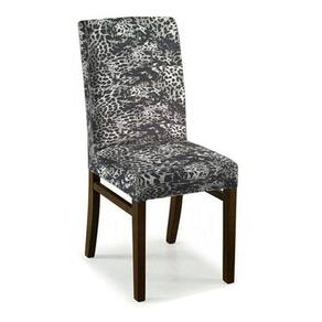 08 Capas Cadeira Jantar Malha Gel Com Elástico - Estampa 04