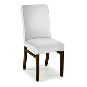 04 Capas Cadeira Jantar Malha Gel Com Elástico - Branco