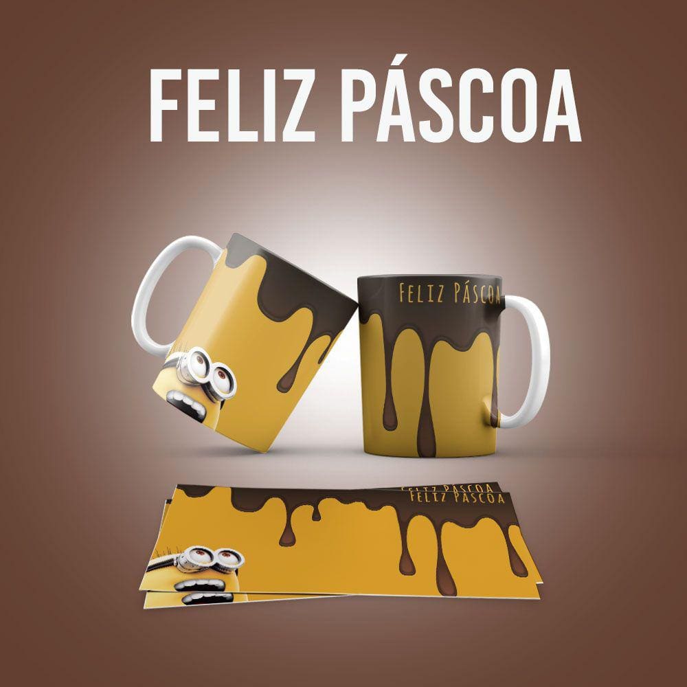 Caneca Personalizada Feliz Páscoa mod 05
