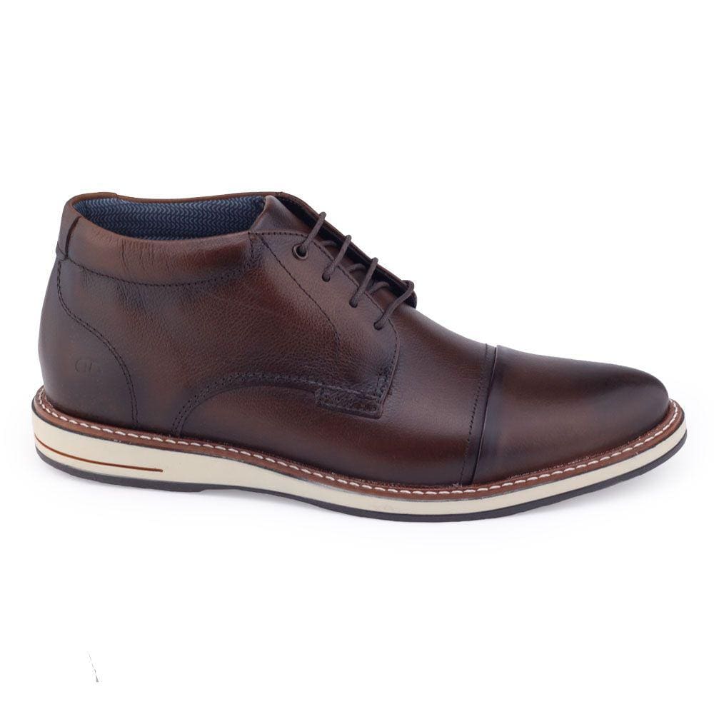 Bota masculina Democrata Metropolitan 273201 Oliver Couro