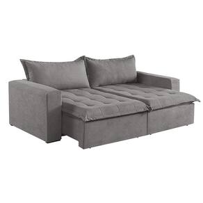 Sofá Cama 2 Lugares Retrátil e Reclinável Linho M-184 Martins
