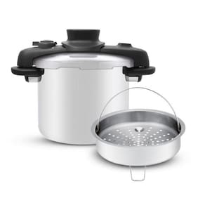 Panela de Pressão 7L Tefal Opti`Space Inox Fundo Triplo