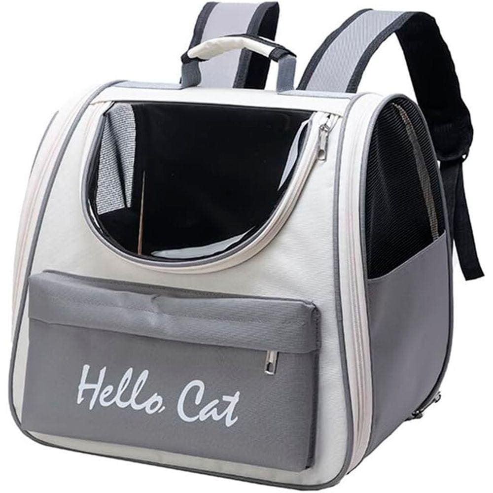 Bolsa Mochila Transporte Gato Pet Animais Estimaçao Visao Panoramica Passeio Viagem Ar Ventilaçao Bolsos