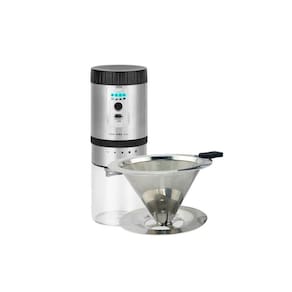 Kit Moedor Café Elétrico A Bateria Recarregável Usb E Coador