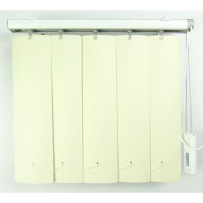 Persiana Vertical Em Pvc Crisdan Largura 1,80 X 1,30 Altura Bege