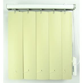 Persiana Vertical Em Pvc Crisdan Largura 1,60 X 1,40 Altura Camurça