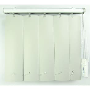 Persiana Vertical Em Pvc Crisdan Largura 1,20 X 1,20 Altura Cinza