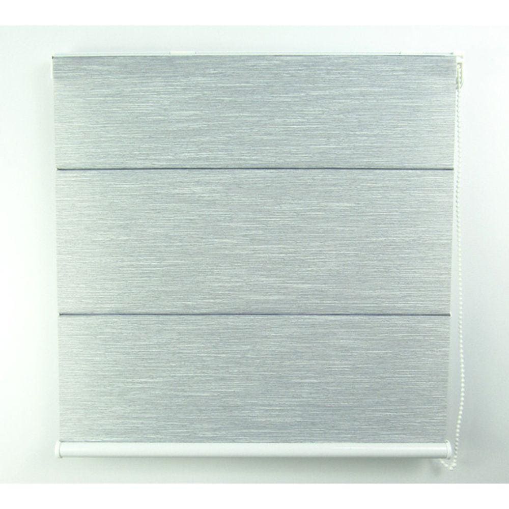 Cortina Romana Napoles Translúcido Crisdan 2,00 Largura X 1,60 Altura Cinza