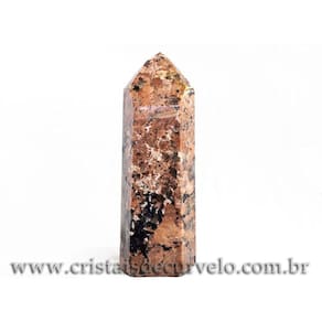 Ponta Turmalina Preta no Feldspato Grande 39cm Cod 112380