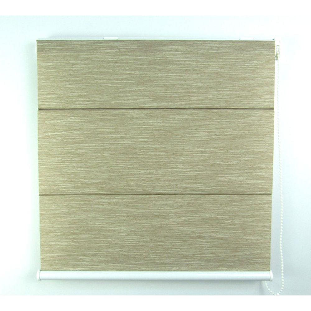 Cortina Romana Napoles Translúcido Crisdan 1,80 Largura X 1,50 Altura Marrom