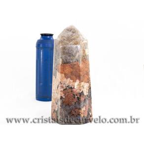 Ponta Turmalina Preta no Feldspato Grande 34cm Cod 112386