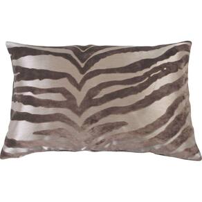 Almofada Vizapi 40X60Cm Zebra Marrom Chocolate
