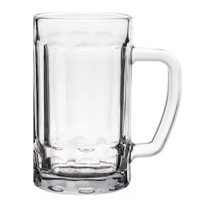 Caneca Copo De Chopp Cerveja De Vidro 390Ml Bar Resistente