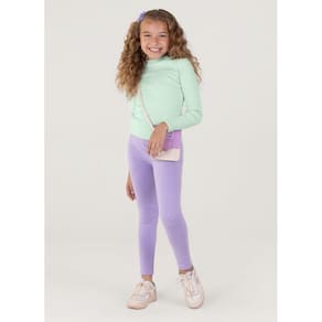 Blusa Básica Em Ribana Infantil Menina Brandili