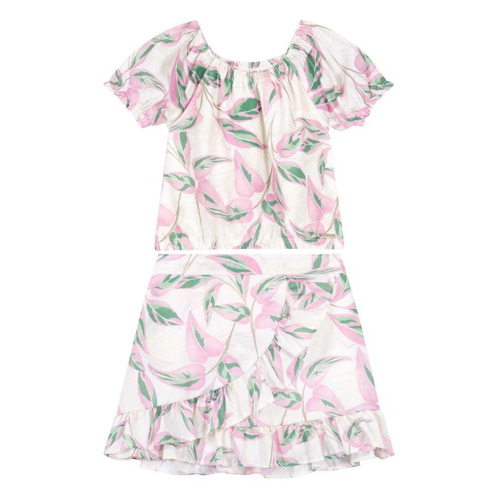 Conjunto Infantil Menina Em Viscose Mundi