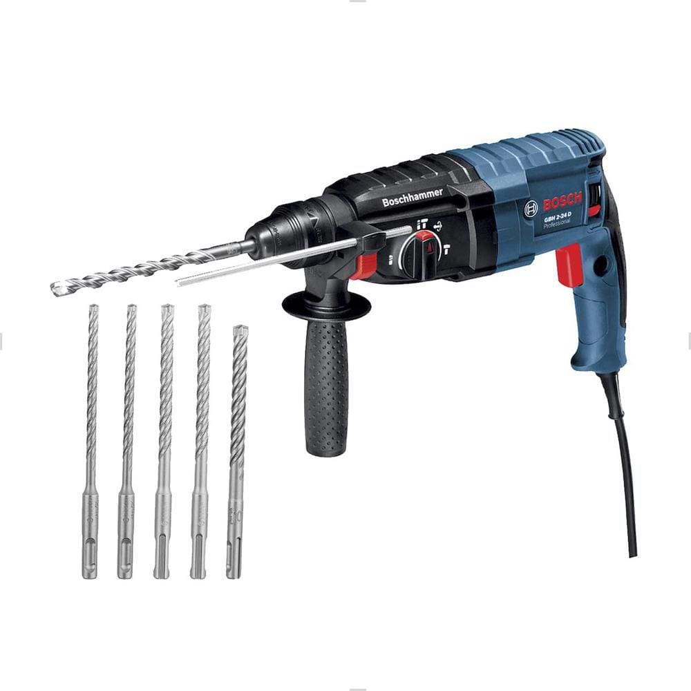 Martelete Perfurador SDS Plus GBH2-24D 220V C 5 Brocas Bosch