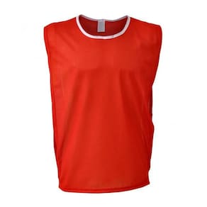 Kit com 10 Coletes de Futebol na Cor Vermelho - TRB