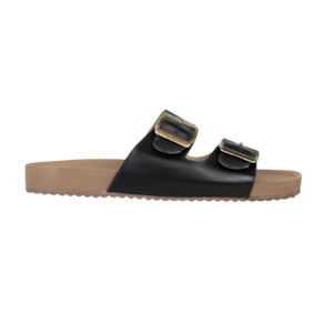 Sandália Flat Rasteira Chinelo Feminino Sensação Do Momento Birken Preto