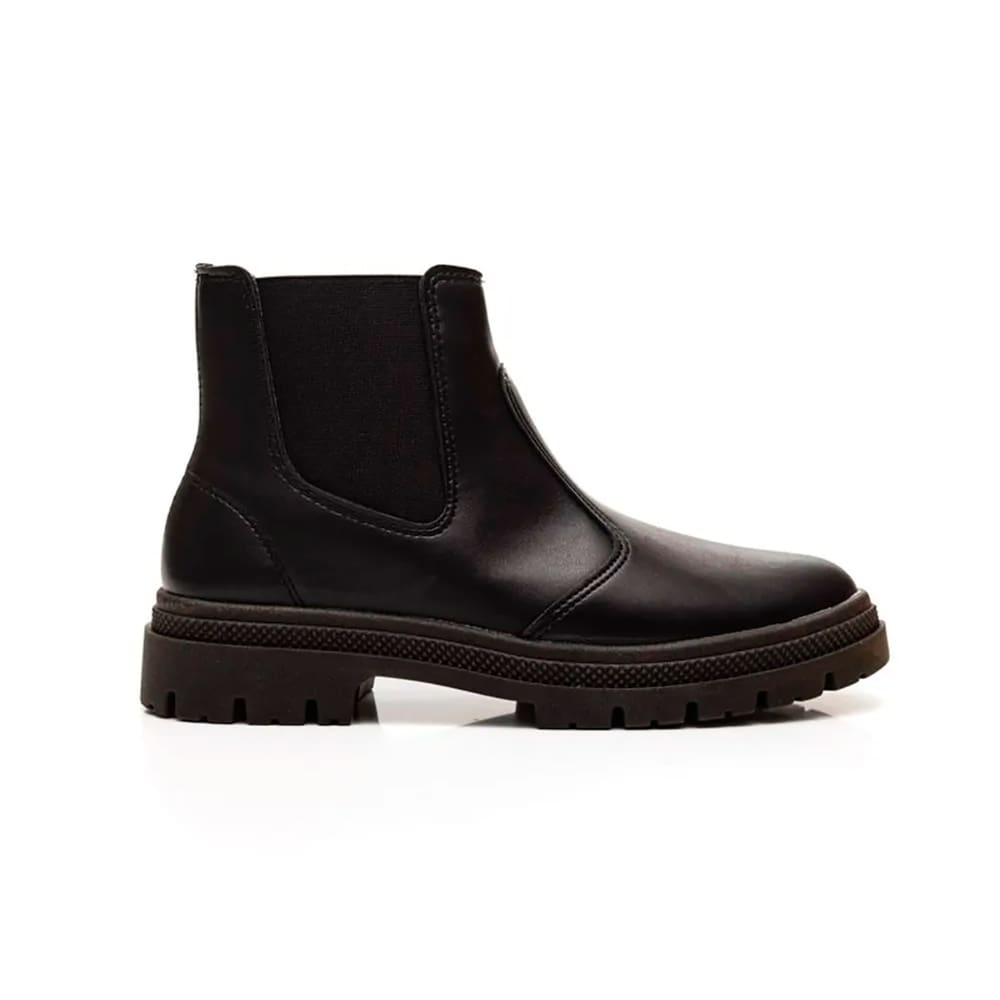 Bota Tratorada Beira Rio Chelsea Feminina 5344.100 Preto
