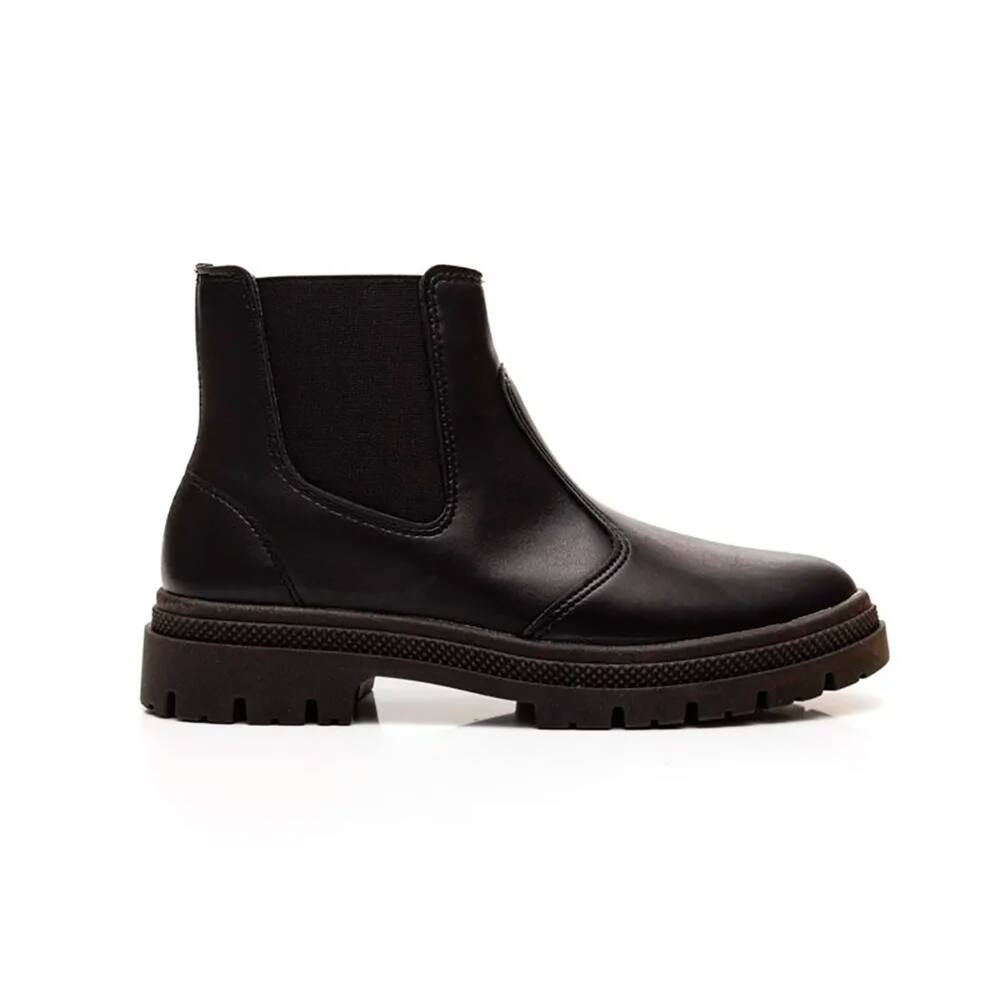 Bota Tratorada Beira Rio Chelsea Feminina 5344.100 Preto