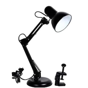 Luminária De Mesa Articulada Com Base E Garra