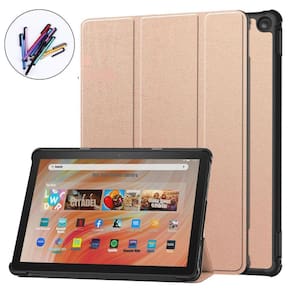 Kit Case Couro + Caneta Para Tablet Amazon Fire Hd 10 13º