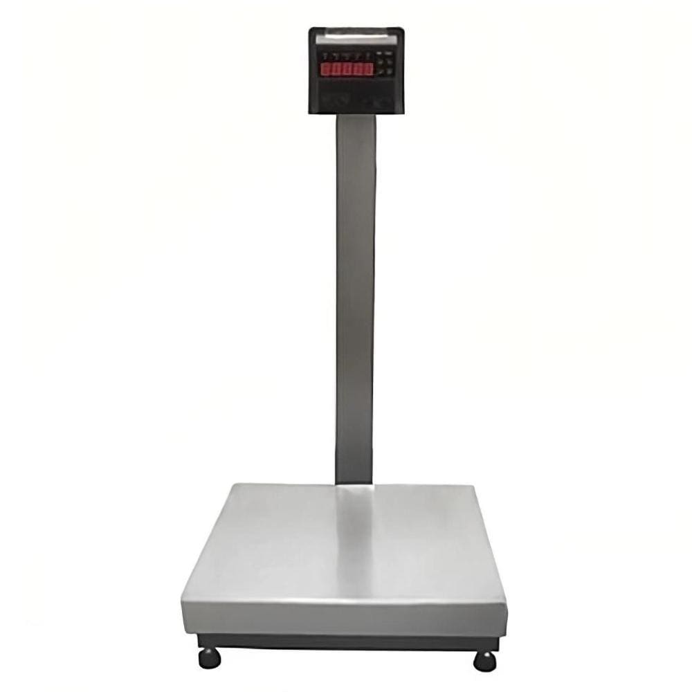 Balanca Coluna Plataforma Dpb300 Inox 300Kg/100g 50X50cm Com Bateria - Ramuza