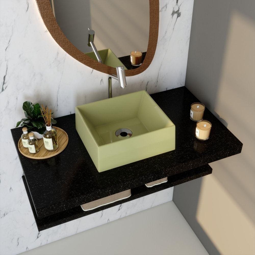 Kit Cuba Rt30 Riviera com Válvula Metal Verde Acqua